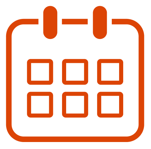 calendar red icon