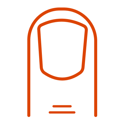 finger red icon